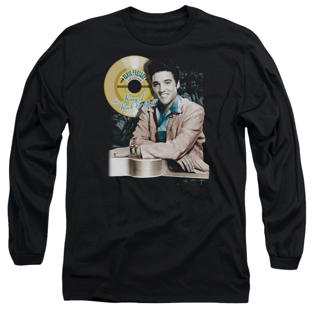 Elvis Presley Gold Record - Men's Long Sleeve T-Shirt Men's Long Sleeve T-Shirt Elvis Presley   