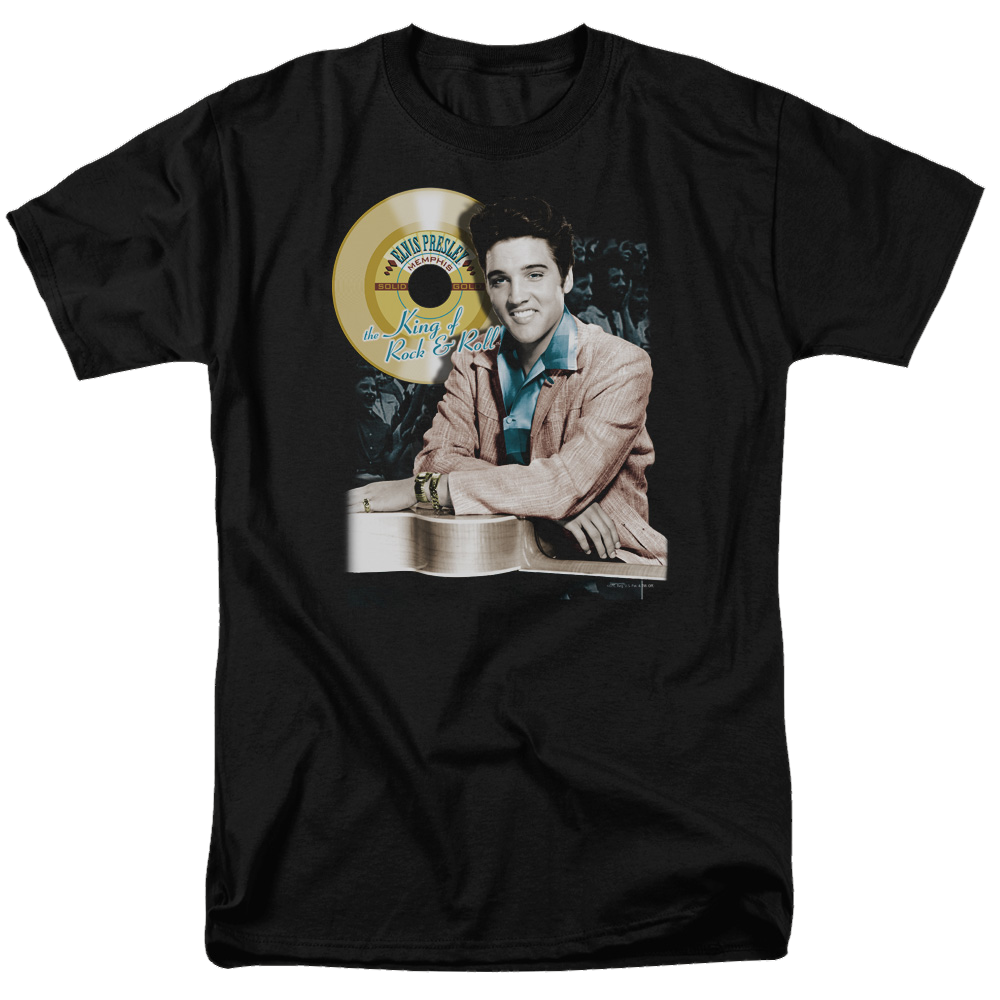 Elvis Presley Gold Record - Men's Regular Fit T-Shirt Men's Regular Fit T-Shirt Elvis Presley   
