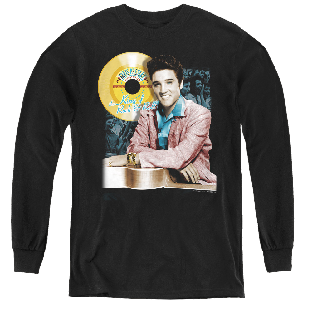 Elvis Presley Gold Record - Youth Long Sleeve T-Shirt Youth Long Sleeve T-Shirt Elvis Presley   
