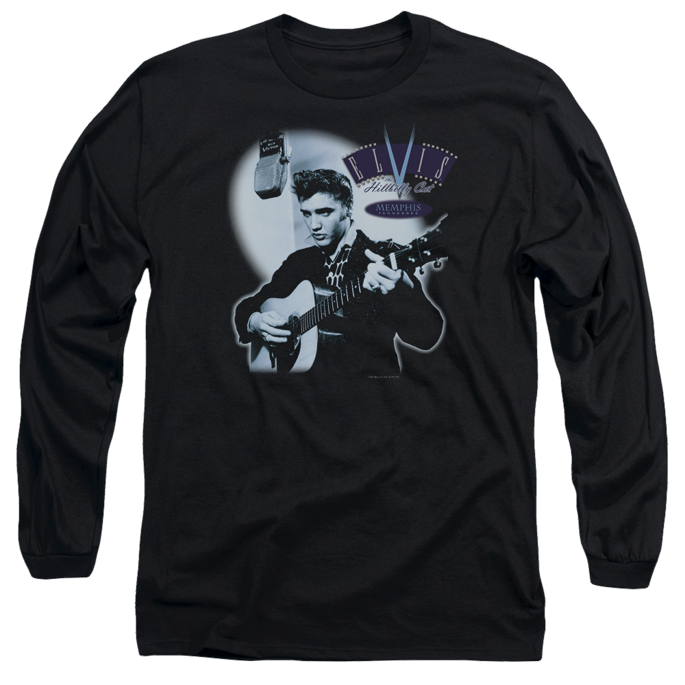 Elvis Presley Hillbilly Cat - Men's Long Sleeve T-Shirt Men's Long Sleeve T-Shirt Elvis Presley   