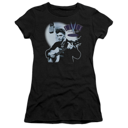Elvis Presley Hillbilly Cat - Juniors T-Shirt Juniors T-Shirt Elvis Presley   