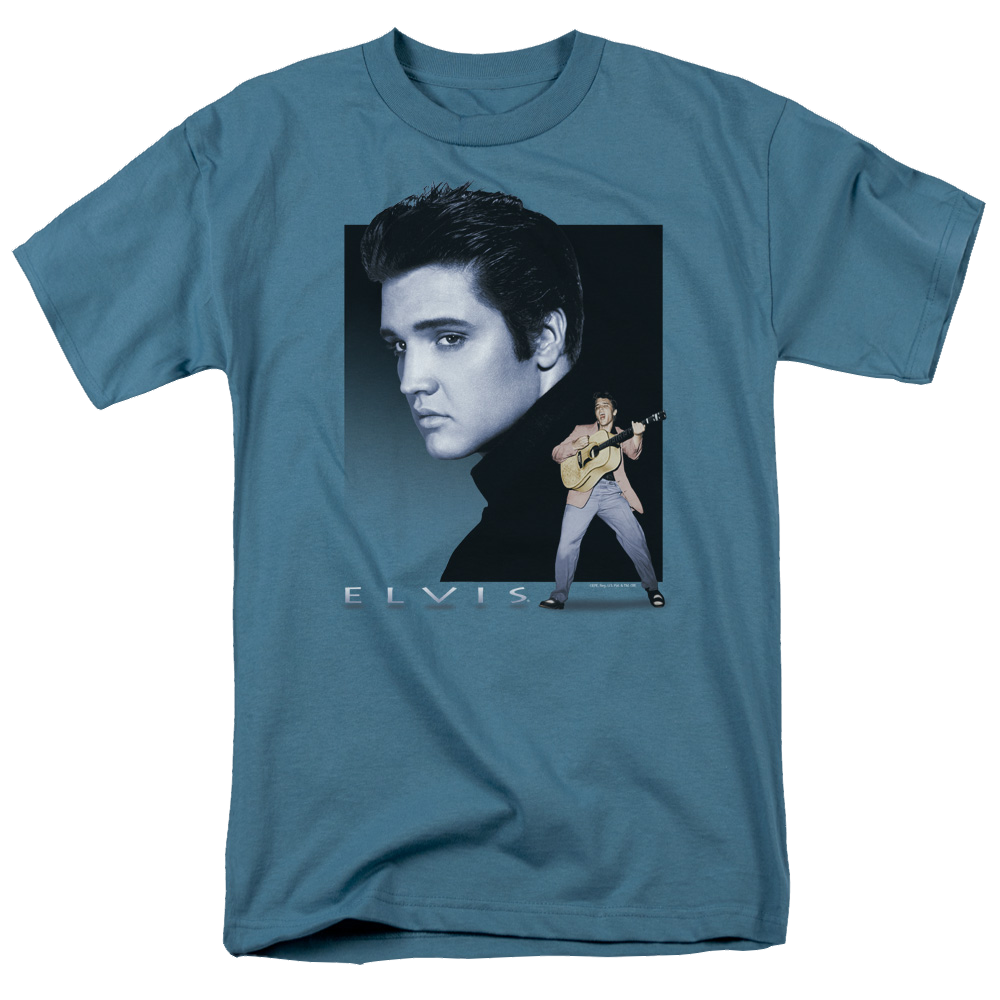 Elvis Presley Blue Rocker - Men's Regular Fit T-Shirt Men's Regular Fit T-Shirt Elvis Presley   