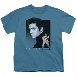 Elvis Presley Blue Rocker - Youth T-Shirt (Ages 8-12) Youth T-Shirt (Ages 8-12) Elvis Presley   