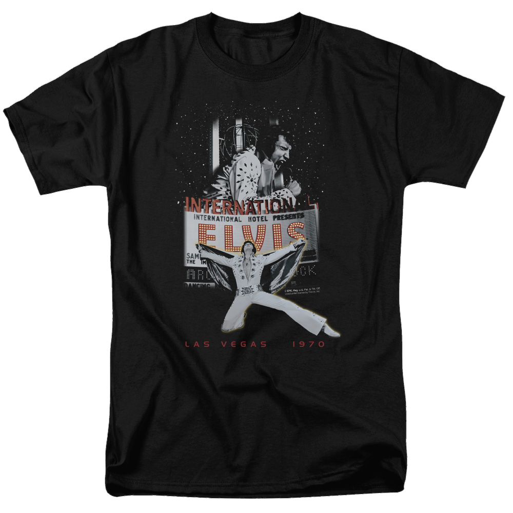 Elvis Presley Las Vegas - Men's Regular Fit T-Shirt Men's Regular Fit T-Shirt Elvis Presley   