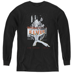 Elvis Presley Las Vegas - Youth Long Sleeve T-Shirt Youth Long Sleeve T-Shirt Elvis Presley   