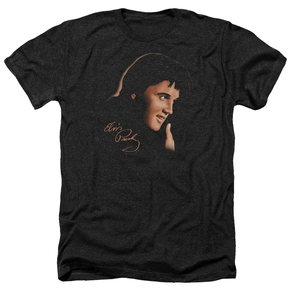 Elvis Presley Warm Portrait - Men's Heather T-Shirt Men's Heather T-Shirt Elvis Presley   