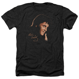Elvis Presley Warm Portrait - Men's Heather T-Shirt Men's Heather T-Shirt Elvis Presley   