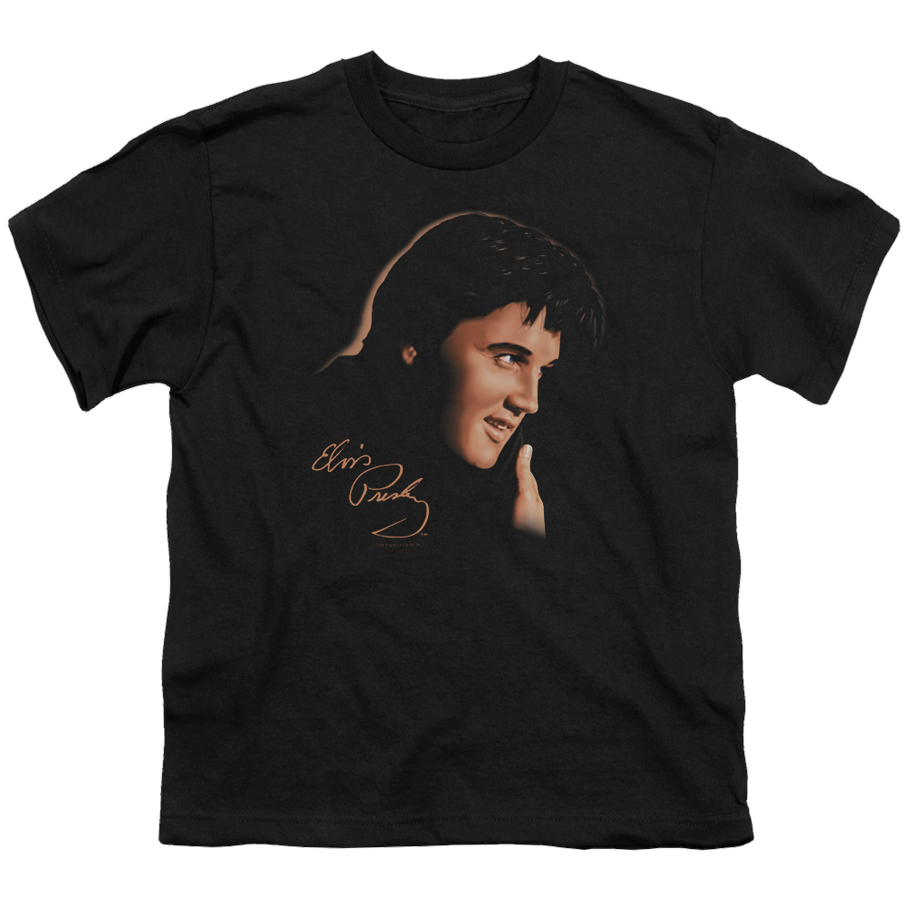 Elvis Presley Warm Portrait - Youth T-Shirt (Ages 8-12) Youth T-Shirt (Ages 8-12) Elvis Presley   