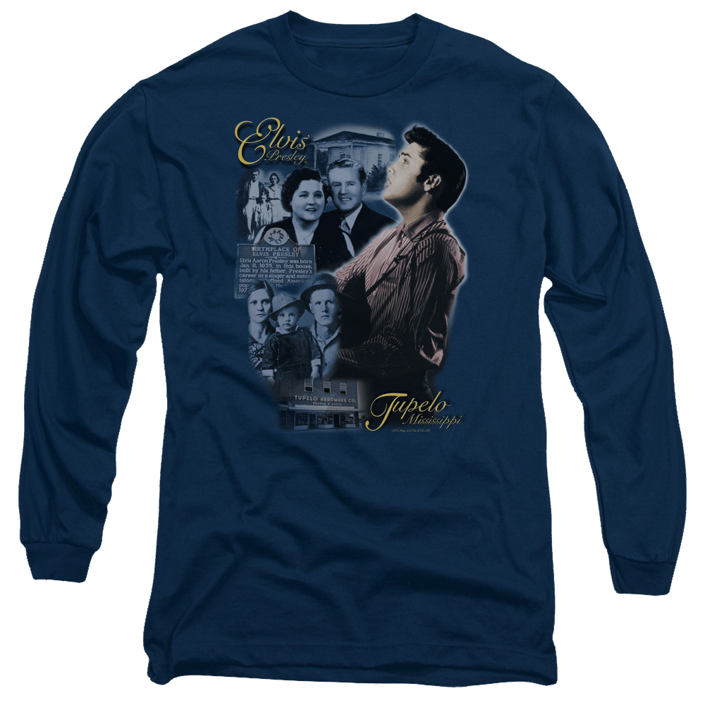 Elvis Presley Tupelo - Men's Long Sleeve T-Shirt Men's Long Sleeve T-Shirt Elvis Presley   