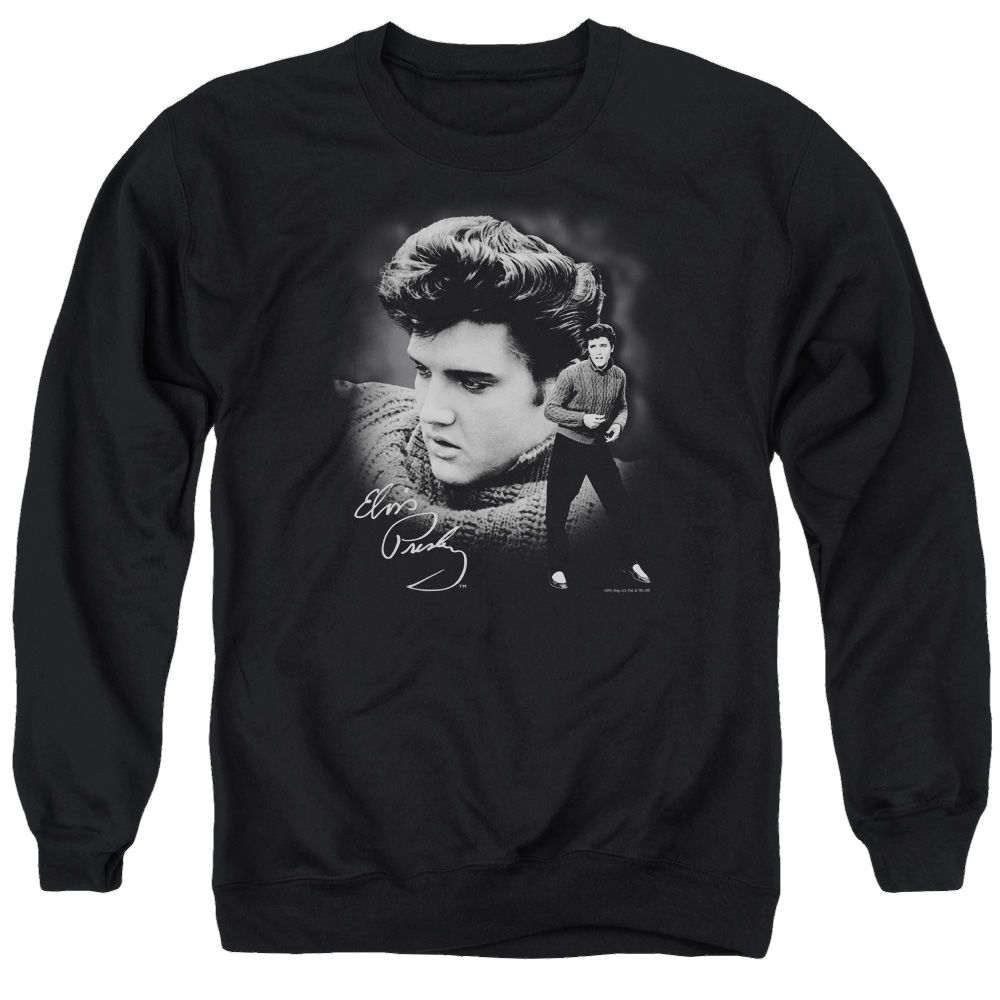Elvis Presley Sweater - Men's Crewneck Sweatshirt Men's Crewneck Sweatshirt Elvis Presley   