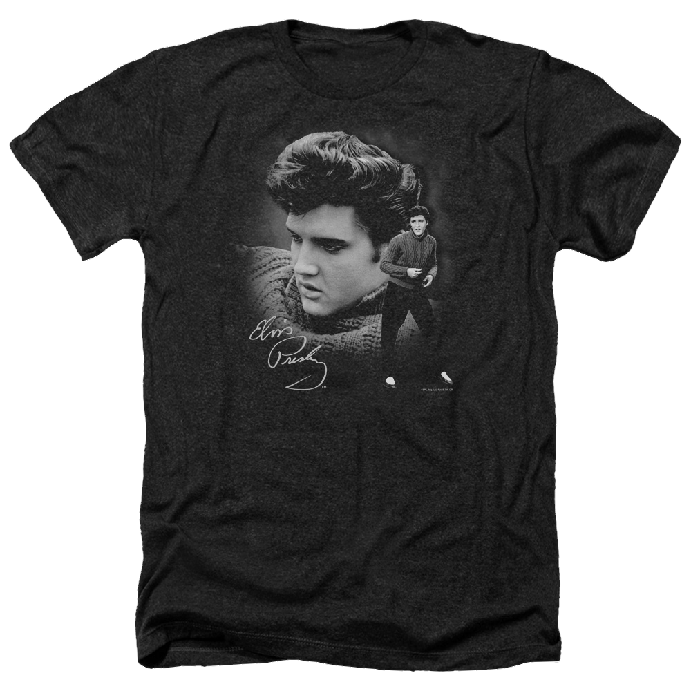 Elvis Presley Sweater - Men's Heather T-Shirt Men's Heather T-Shirt Elvis Presley   