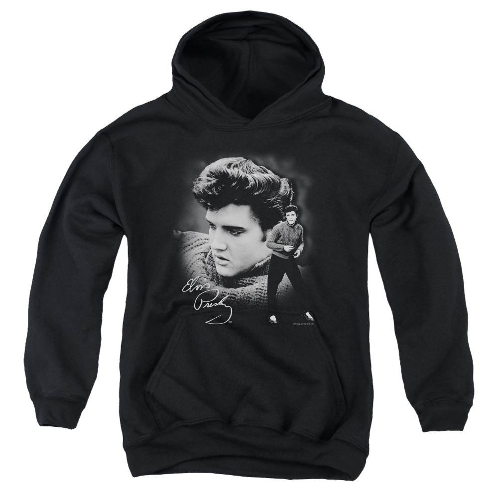 Elvis Presley Sweater - Youth Hoodie (Ages 8-12) Youth Hoodie (Ages 8-12) Elvis Presley   