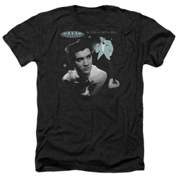 Elvis Presley Teal Portrait - Men's Heather T-Shirt Men's Heather T-Shirt Elvis Presley   