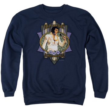 Elvis Presley Aloha From Hawaii - Men's Crewneck Sweatshirt Men's Crewneck Sweatshirt Elvis Presley   