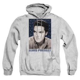 Elvis Presley Blue Sparkle - Pullover Hoodie Pullover Hoodie Elvis Presley   