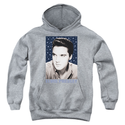 Elvis Presley Blue Sparkle - Youth Hoodie (Ages 8-12) Youth Hoodie (Ages 8-12) Elvis Presley   