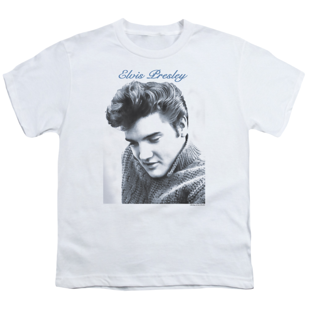 Elvis Presley Script Sweater - Youth T-Shirt (Ages 8-12) Youth T-Shirt (Ages 8-12) Elvis Presley   