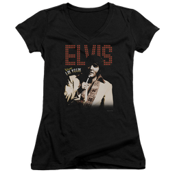 Elvis Presley Viva Star - Juniors V-Neck T-Shirt Juniors V-Neck T-Shirt Elvis Presley   