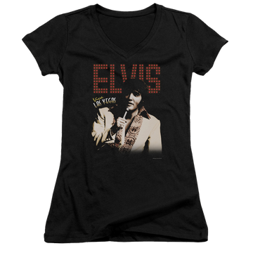 Elvis Presley Viva Star - Juniors V-Neck T-Shirt Juniors V-Neck T-Shirt Elvis Presley   