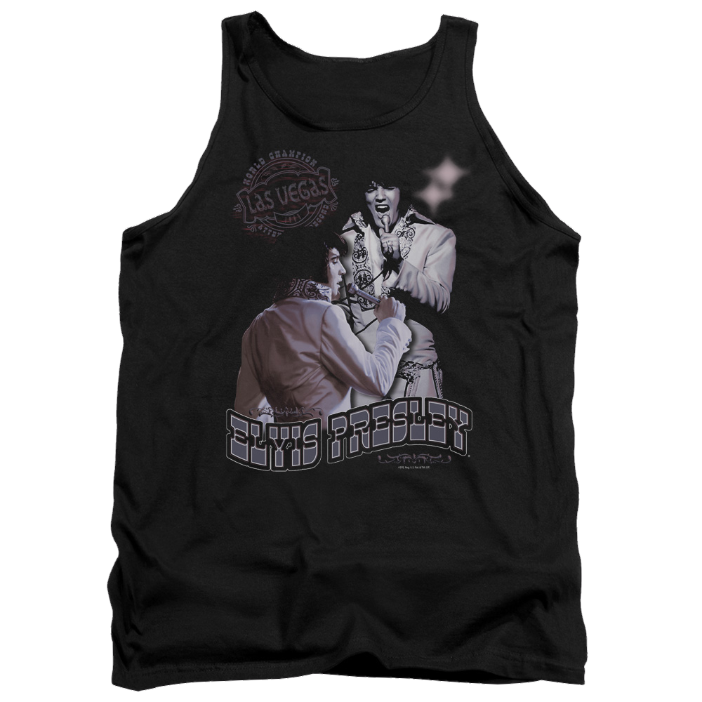 Elvis Presley Violet Vegas Men's Tank Men's Tank Elvis Presley   