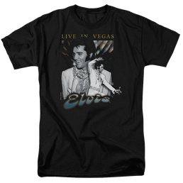 Elvis Presley Live In Vegas - Men's Regular Fit T-Shirt Men's Regular Fit T-Shirt Elvis Presley   