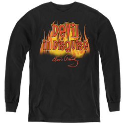 Elvis Presley Devil In Disguise - Youth Long Sleeve T-Shirt Youth Long Sleeve T-Shirt Elvis Presley   