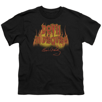 Elvis Presley Devil In Disguise - Youth T-Shirt (Ages 8-12) Youth T-Shirt (Ages 8-12) Elvis Presley   