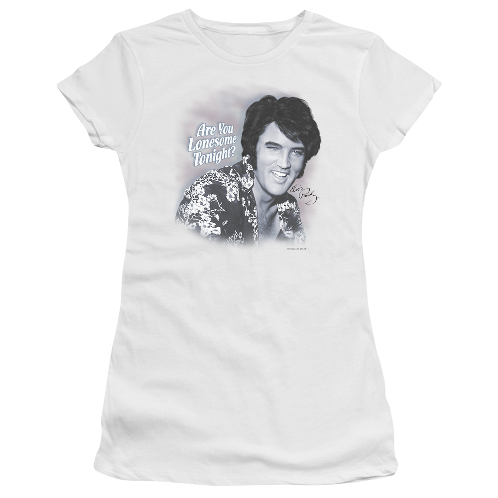 Elvis Presley Lonesome Tonight - Juniors T-Shirt Juniors T-Shirt Elvis Presley   
