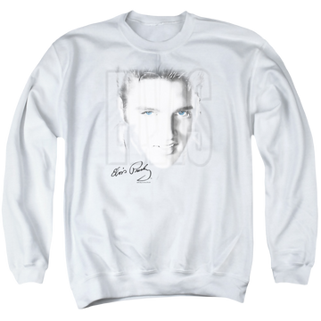 Elvis Presley Blue Eyes - Men's Crewneck Sweatshirt Men's Crewneck Sweatshirt Elvis Presley   