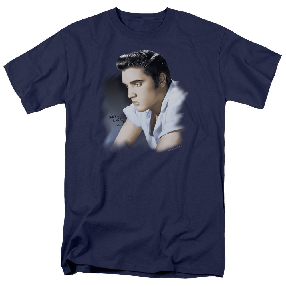 Elvis Presley Blue Profile - Men's Regular Fit T-Shirt Men's Regular Fit T-Shirt Elvis Presley   