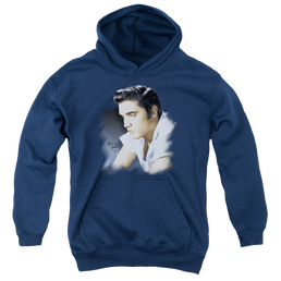Elvis Presley Blue Profile - Youth Hoodie (Ages 8-12) Youth Hoodie (Ages 8-12) Elvis Presley   