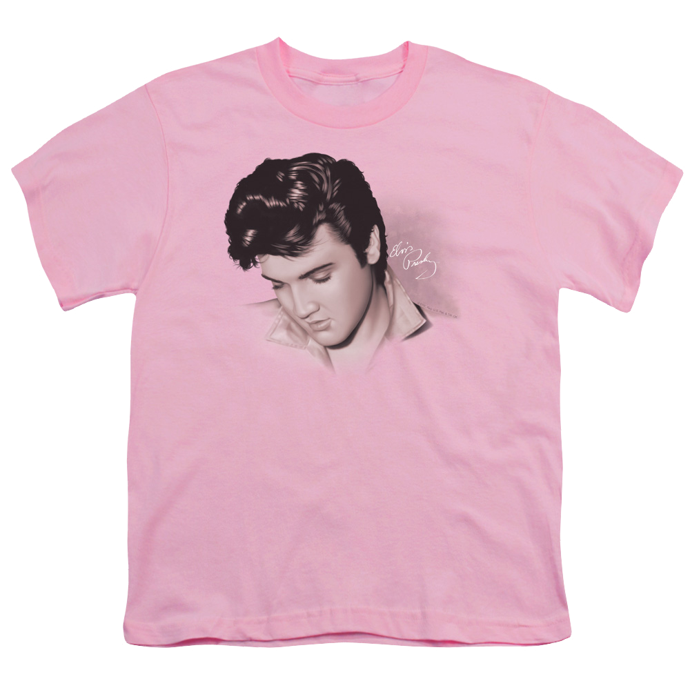 Elvis Presley Looking Down - Youth T-Shirt (Ages 8-12) Youth T-Shirt (Ages 8-12) Elvis Presley   
