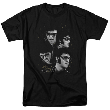 Elvis Presley Faces - Men's Regular Fit T-Shirt Men's Regular Fit T-Shirt Elvis Presley   
