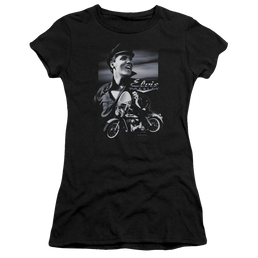 Elvis Presley Motorcycle - Juniors T-Shirt Juniors T-Shirt Elvis Presley   