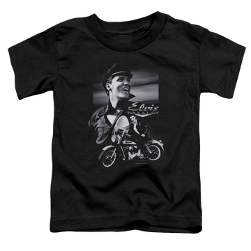 Elvis Presley Motorcycle - Toddler T-Shirt Toddler T-Shirt Elvis Presley   