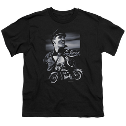 Elvis Presley Motorcycle - Youth T-Shirt (Ages 8-12) Youth T-Shirt (Ages 8-12) Elvis Presley   