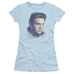 Elvis Presley Big Portrait - Juniors T-Shirt Juniors T-Shirt Elvis Presley   