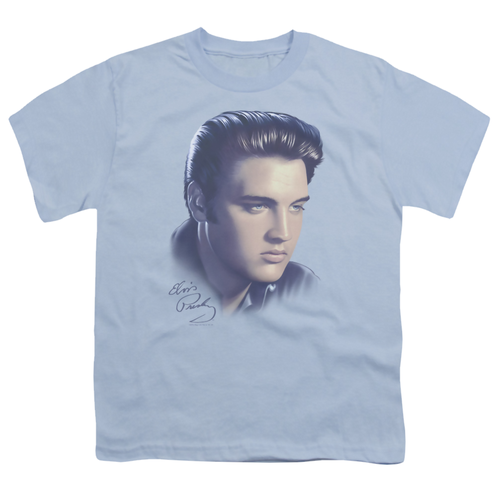 Elvis Presley Big Portrait - Youth T-Shirt (Ages 8-12) Youth T-Shirt (Ages 8-12) Elvis Presley   