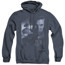 Elvis Presley Reverent - Heather Pullover Hoodie Heather Pullover Hoodie Elvis Presley   