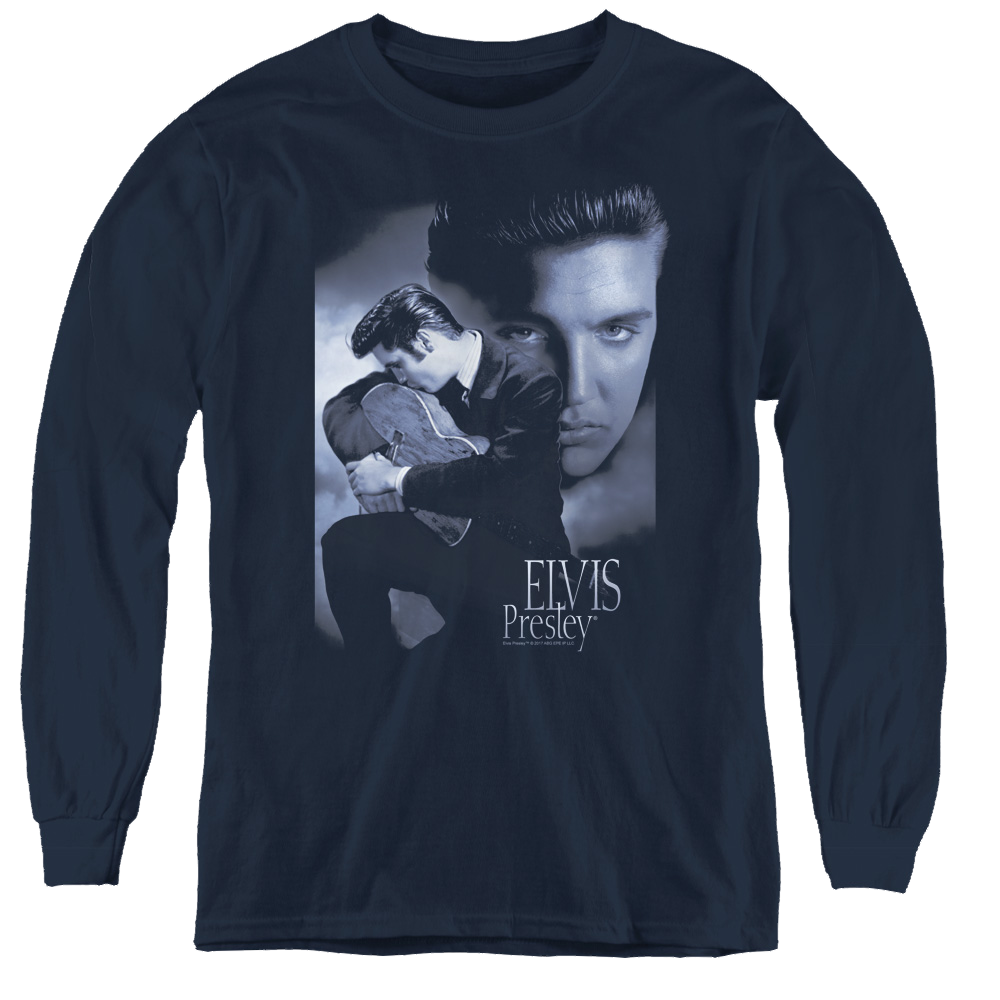 Elvis Presley Reverent - Youth Long Sleeve T-Shirt Youth Long Sleeve T-Shirt Elvis Presley   