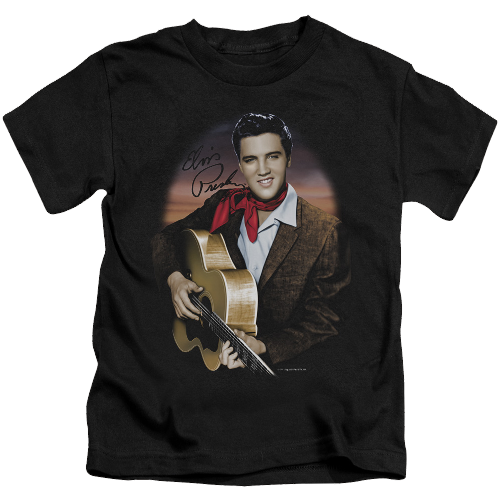Elvis Presley Red Scarf #2 - Kid's T-Shirt Kid's T-Shirt (Ages 4-7) Elvis Presley   
