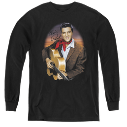 Elvis Presley Red Scarf #2 - Youth Long Sleeve T-Shirt Youth Long Sleeve T-Shirt Elvis Presley   
