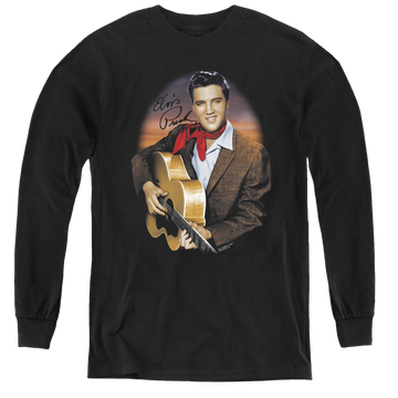 Elvis Presley Red Scarf #2 - Youth Long Sleeve T-Shirt Youth Long Sleeve T-Shirt Elvis Presley   