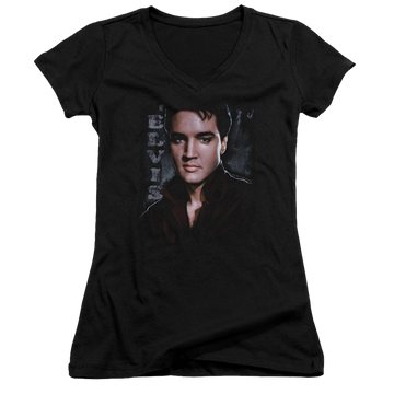 Elvis Presley Tough - Juniors V-Neck T-Shirt Juniors V-Neck T-Shirt Elvis Presley   
