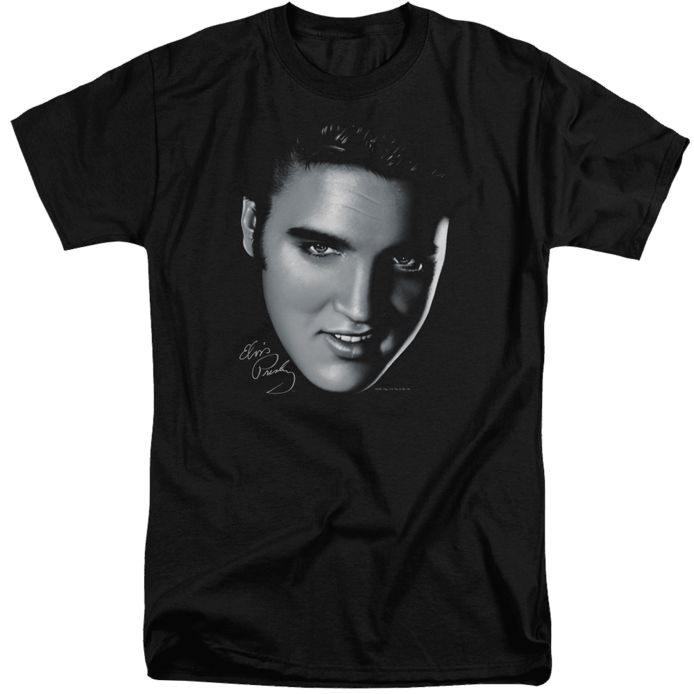 Elvis Presley Big Face - Men's Tall Fit T-Shirt Men's Tall Fit T-Shirt Elvis Presley   