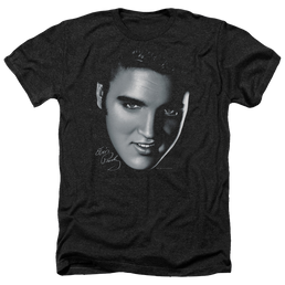 Elvis Presley Big Face - Men's Heather T-Shirt Men's Heather T-Shirt Elvis Presley   