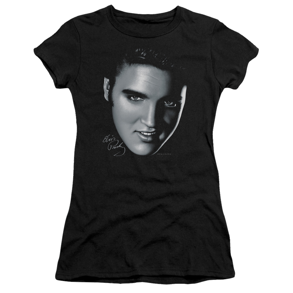 Elvis Presley Big Face - Juniors T-Shirt Juniors T-Shirt Elvis Presley   