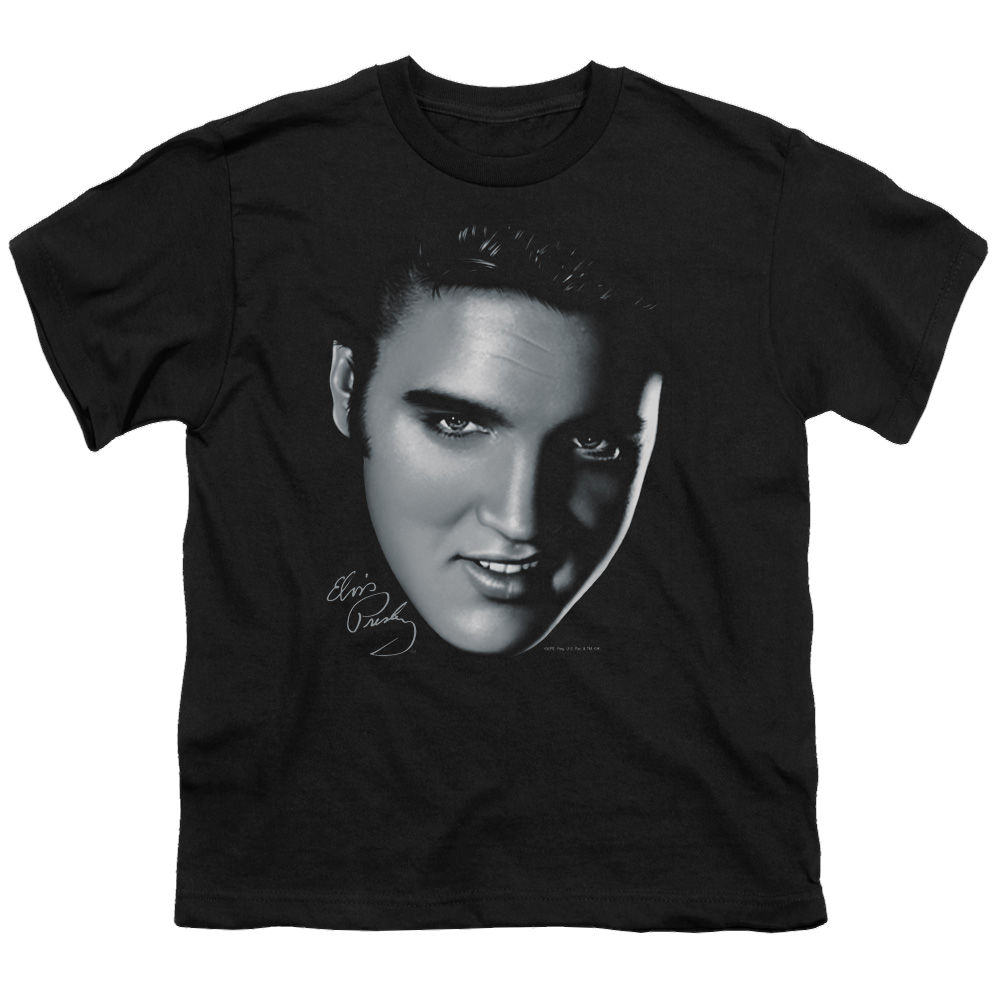 Elvis Presley Big Face - Youth T-Shirt (Ages 8-12) Youth T-Shirt (Ages 8-12) Elvis Presley   