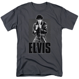Elvis Presley Leather - Men's Regular Fit T-Shirt Men's Regular Fit T-Shirt Elvis Presley   