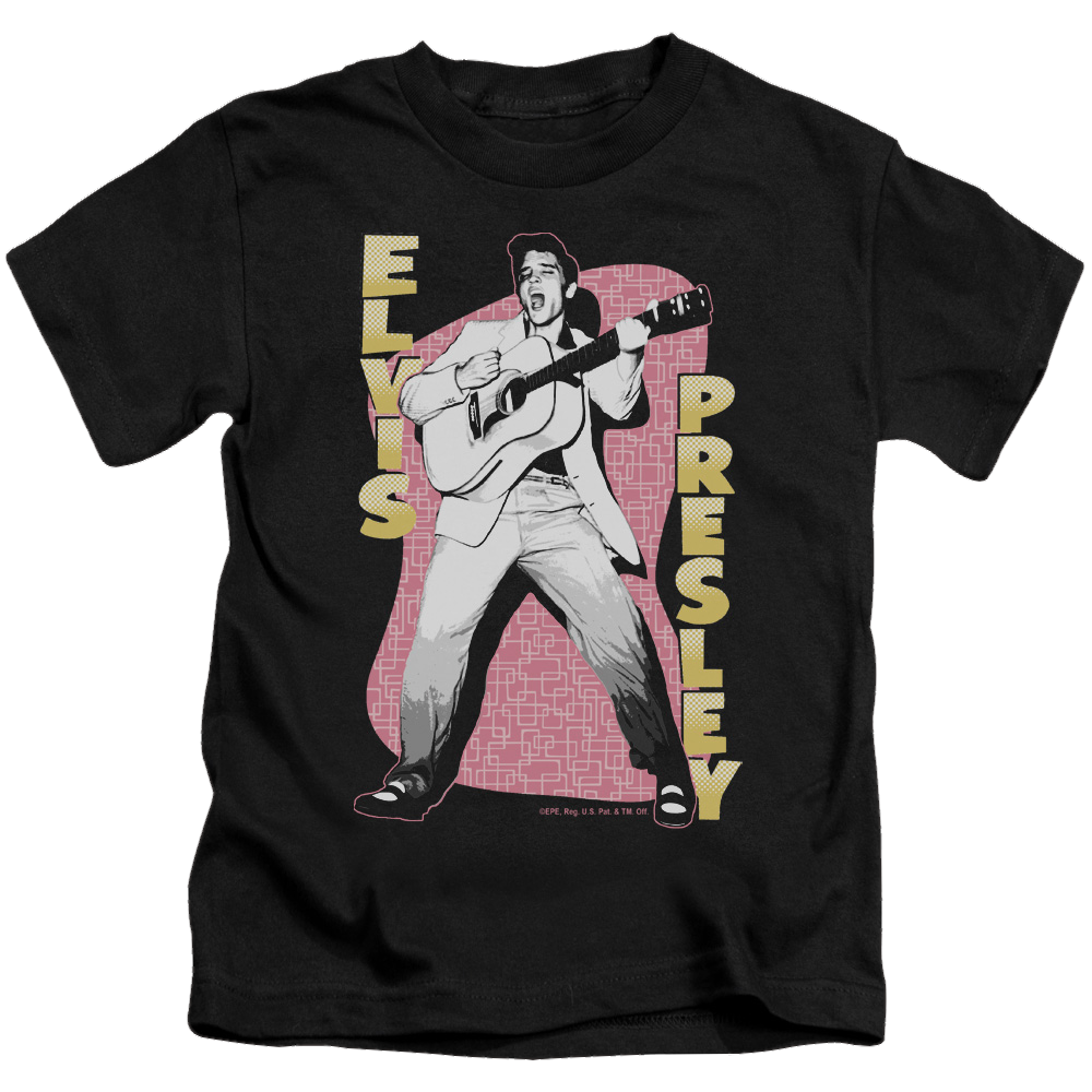 Elvis Presley Pink Rock - Kid's T-Shirt Kid's T-Shirt (Ages 4-7) Elvis Presley   